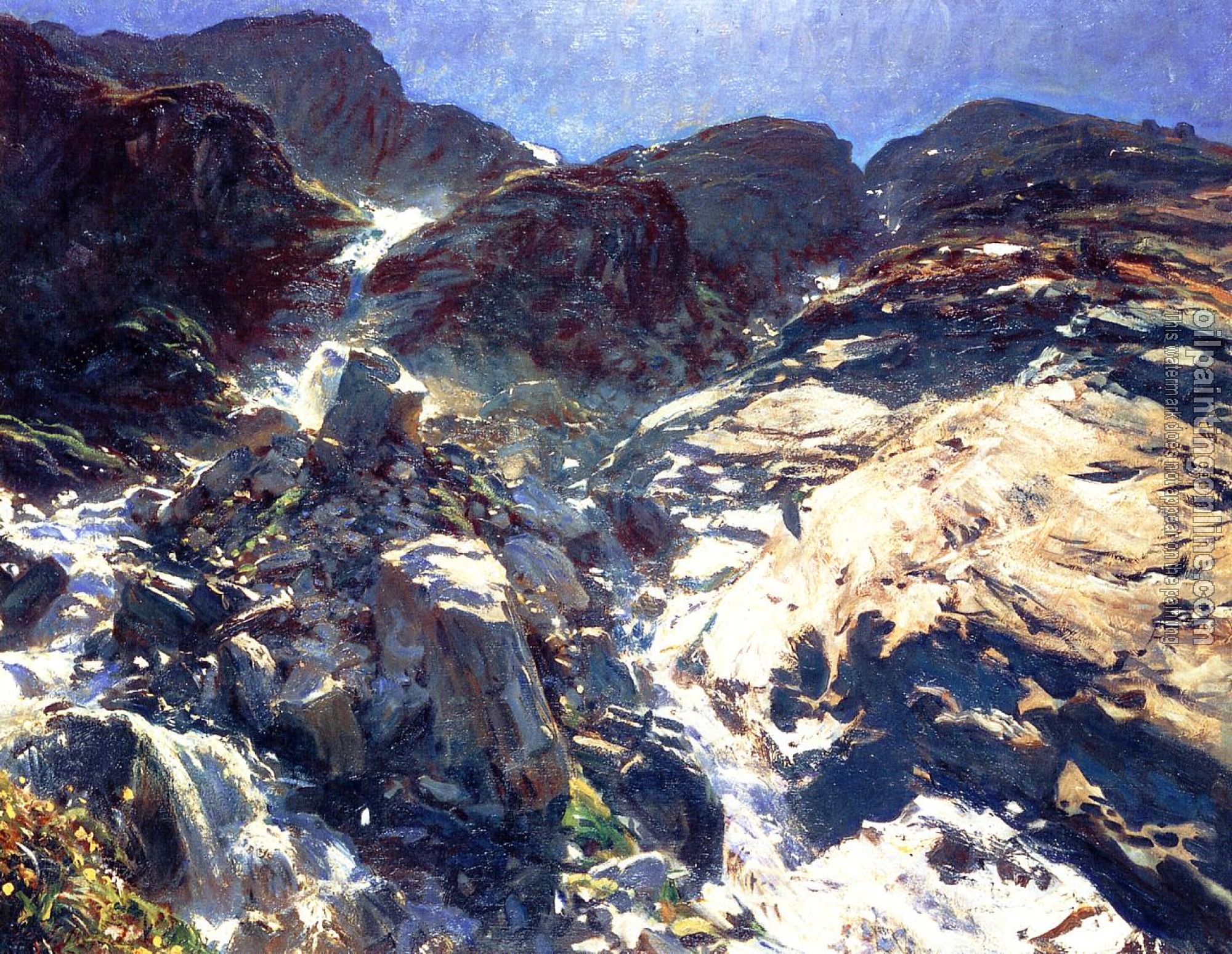 Sargent, John Singer - Glacier Streams